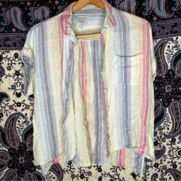 Rails Whitney linen top - Picture 1 of 4